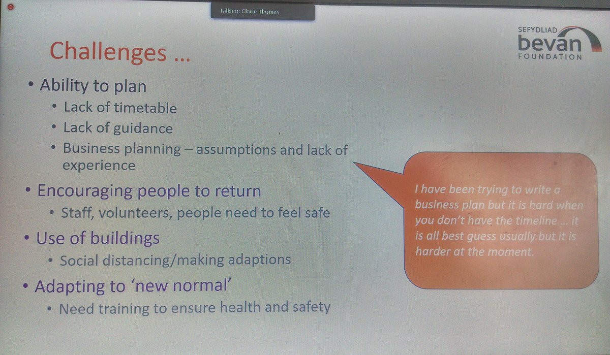 PontsticillCG's tweet photo. Really informative presentation this morning by @BevanFoundation hosted by @VAMTtweets on two reports recently completed on 'Third sector &amp; Covid in Merthyr Tudful' .Lessons learnt but also showcases the amount of work done by 3rd sector locally👍 @Dawn_Bowden @WCVACymru https://t.co/mrpApCOfz2