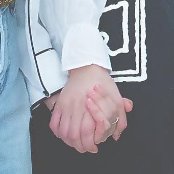  #YULYEN holding hands appreciation a soft thread ;