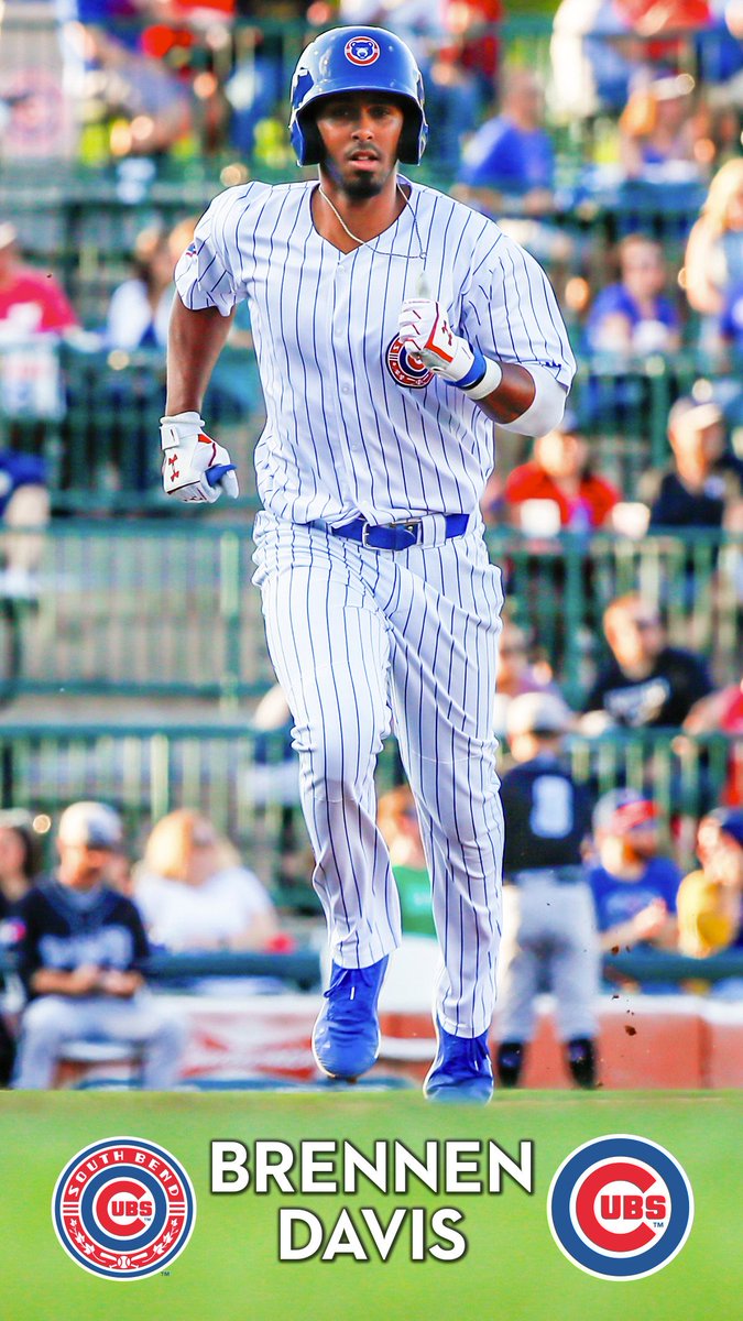 SBCubs's tweet photo. Happy #WallpaperWednesday! Today we spotlight four former #SBCubs who are back #InTheBend as part of @Cubs #SummerCamp. https://t.co/g6sA6kUsxX