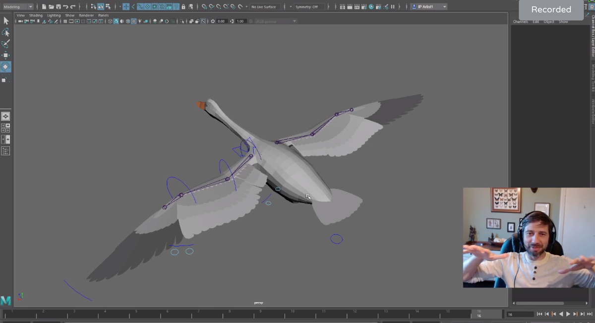 AnimDojo's tweet photo. Didn't catch the flying bird animation stream with @brendandjcad yesterday? No worries, you can watch it free on the AnimDojo site now! ๐ https://t.co/QKZIPcrdBs
Download the free rig, follow the stream and upload your #animation for feedback with Brendan B on Friday! ๐ https://t.co/S4R3oYSQ6f