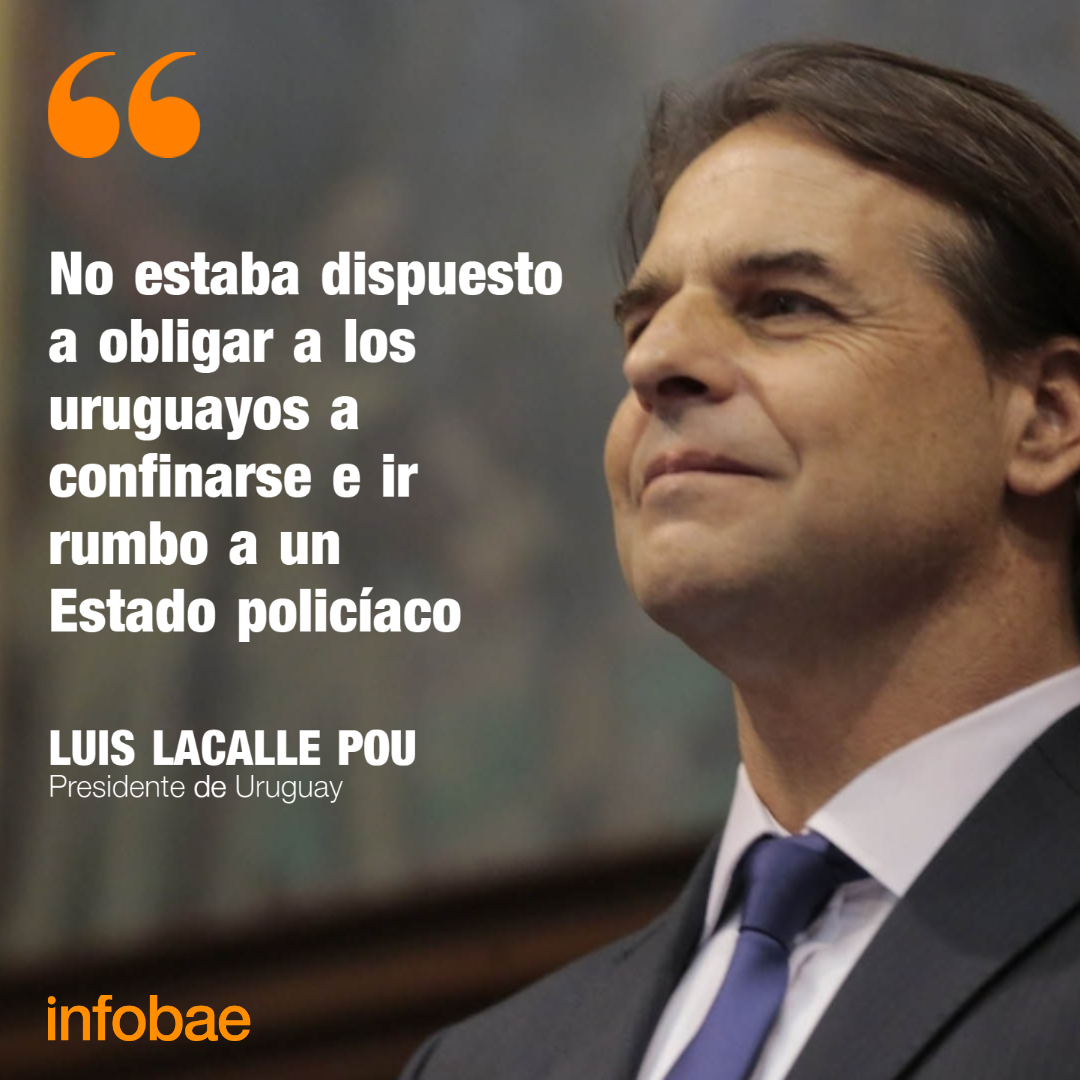 infobae's tweet photo. El presidente de Uruguay detalló la estrategia que está llevando adelante para combatir el coronavirus con reapertura económica y control de la situación epidemiológica https://t.co/kKYEmEqmru https://t.co/0T53Tf9F4t
