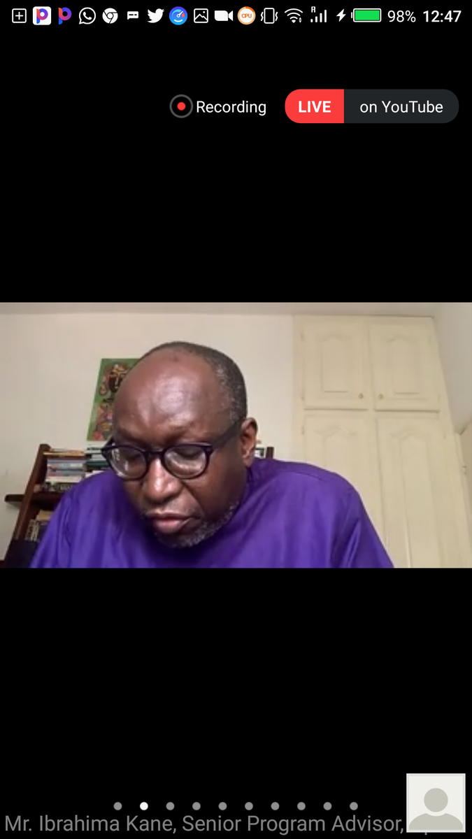 ChidiOdinkalu's tweet photo. Ibrahim's Kane of @OpenSociety addressing #ACHPR66 on the responses to #COVID19 by states parties to @achpr_cadhp, argues that #African countries, despite ample notice of arrival of the virus, have not responded effectively. Responses have bn mostly securocratic. https://t.co/ajjxgewTGQ
