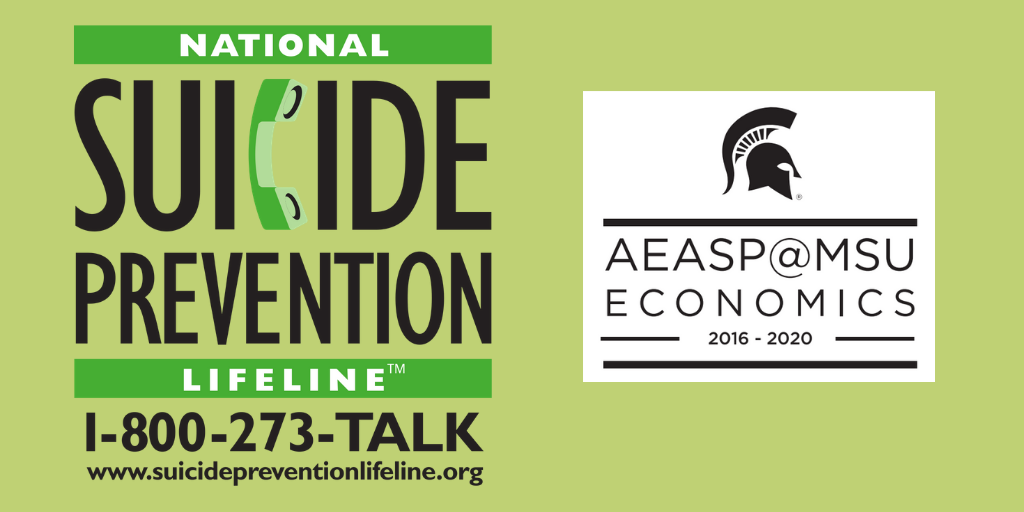 AEASPmsu's tweet photo. With all of life's current stressors, remember there's free and confidential emotional support 24/7 at The National Suicide Prevention Lifeline. @800273talk #AEASP20 #WellnessWednesday #mentalhealth #gradschool #selfcare #livewell https://t.co/kVXXlv5yK1