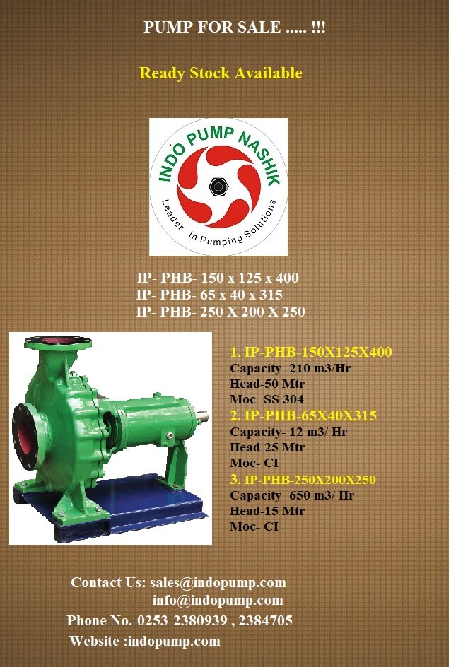 Indo_Pumps's tweet photo. PUMP FOR SALE ... !!!
Ready Stock Available
1.IP-PHB 150 x 125 x 400..For more info visit...https://t.co/soyGLBRgzE https://t.co/ZUnuaAZtuC