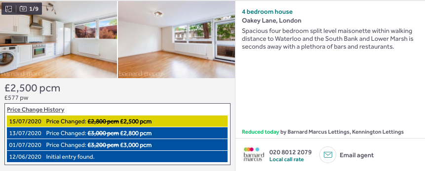Lambeth North 4-bed, down 22% to £2,500  https://www.rightmove.co.uk/property-to-rent/property-93419816.html