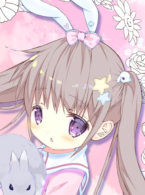 遅ればせながら、3000フォロワーありがとうございます…!
これからもよろしくお願いします??
オリジナルうさみみ園児ちゃんです
文字なしverはpixivにて 