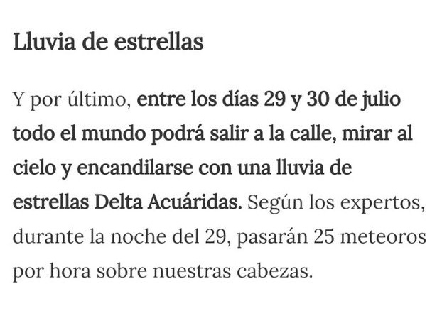te quedan 14 días para invitarme a ver la lluvia de estrellas <3