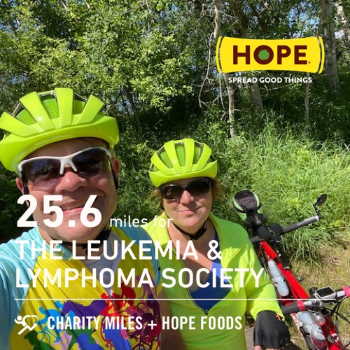 RickLofgren's tweet photo. 25.6 @CharityMiles for @LLSusa. Thx @HopeHummus for sponsoring me! #SpreadHope #GiveHope #LynskeyPerformance π΄π»ββοΈ https://t.co/WlsFPEdeBn