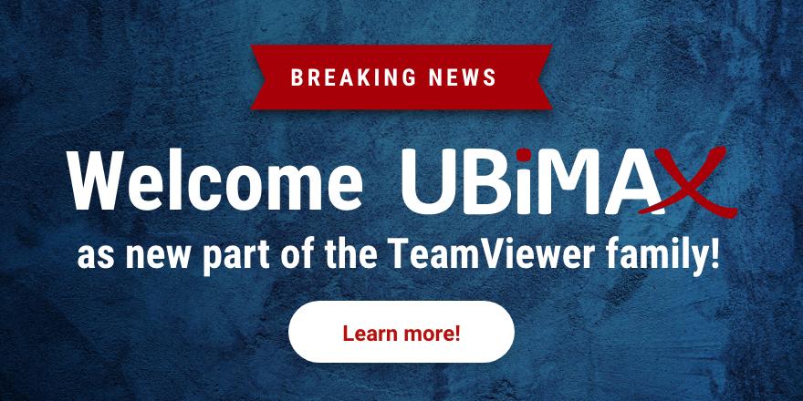 TeamViewer's tweet photo. We’re excited to welcome @Ubimax as a new part of the TeamViewer family! Learn more about how we will join forces to forge a global tech leader from Europe👉 https://t.co/7laN1ilpKr  #IoT #AR #AugmentedReality #TeamViewerPilot #digitalization #technology #IndustrialWorkplaces https://t.co/t60khC7Scf