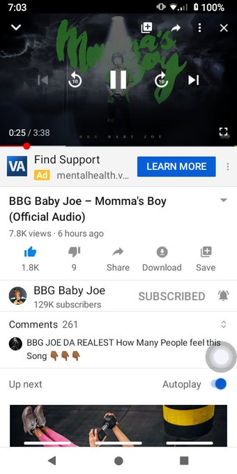 Go Play That Momma's Boy Out Now ???? @bbgbabyjoe https://t.co/sn4pHQx0AL