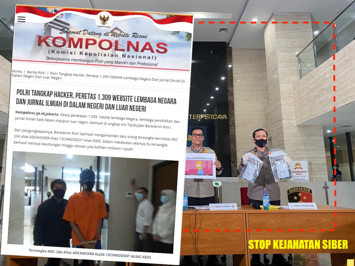 Polri menghimbau kepada sleuruh masyarakat untuk selalu berhati-hati serta mengecek keamanan akun-akun secara berkala #PolriUngkapHacker