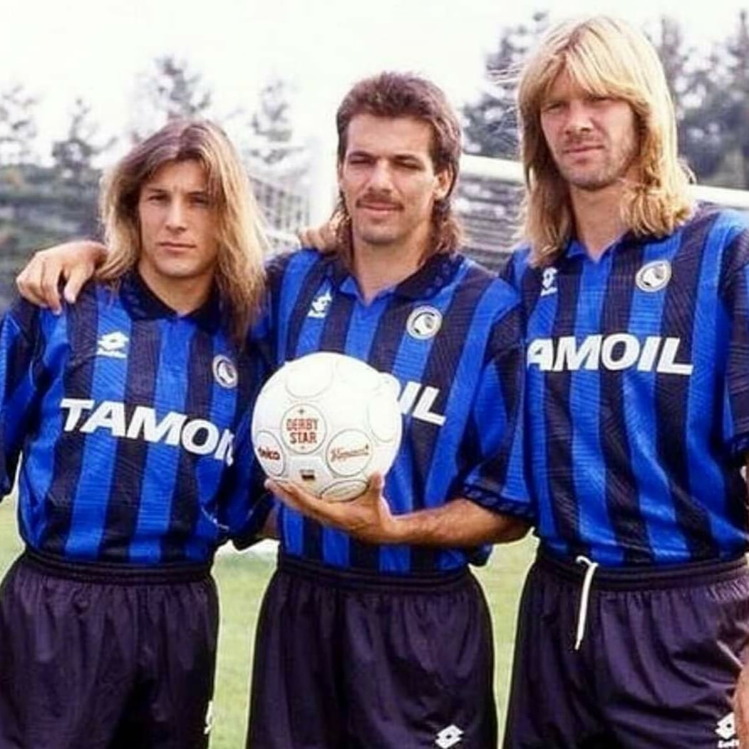 MotherSoccer a Twitter: &quot;Bergamo Big Hair (1991) #Atalanta #Bergamo #Calcio  #Italia… &quot;