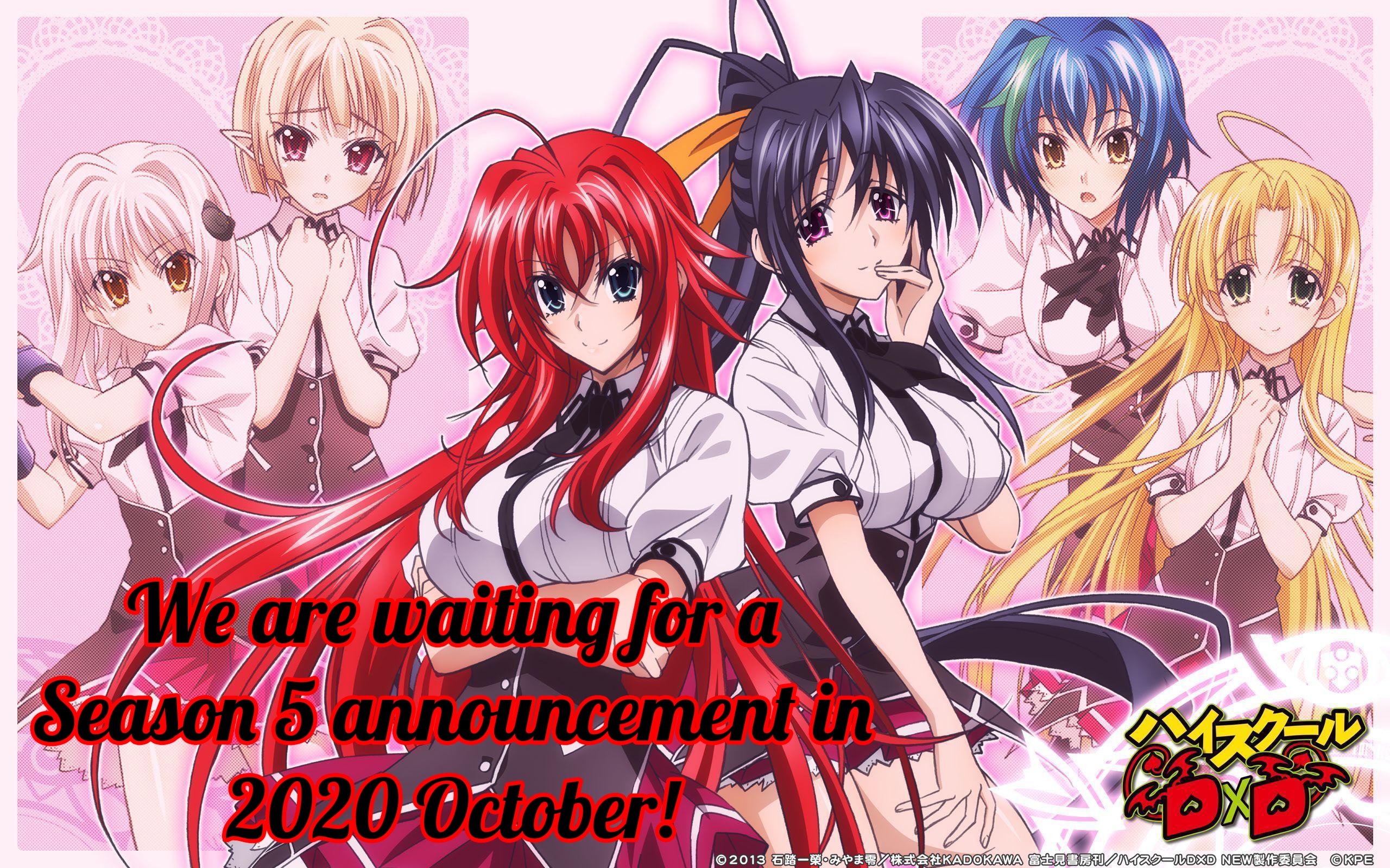 Will there be a season 5 of High School DXD? Release date