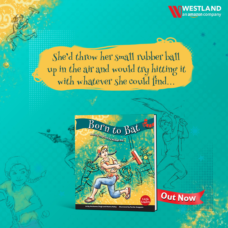 WestlandBooks's tweet photo. A broom, a mop, her grandfather’s walking stick…She picked up anything to hit the ball with her home becoming her practice ground! Order #BornToBat today: https://t.co/B2nFz0l3RD
#LittleLeaders #RedPanda https://t.co/ohi6uJWtvk