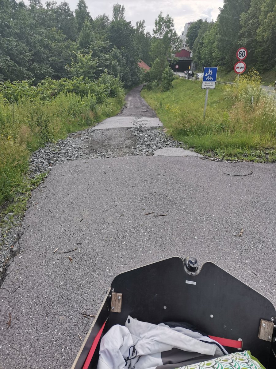 CamillaFro's tweet photo. Denne sykkelveien ved #Hamang trenger visst litt omsorg @baerumkommune Tar dere ansvar?
#sykkel #sykletiljobb #8til80 @Budstikka https://t.co/dXAQi629xK