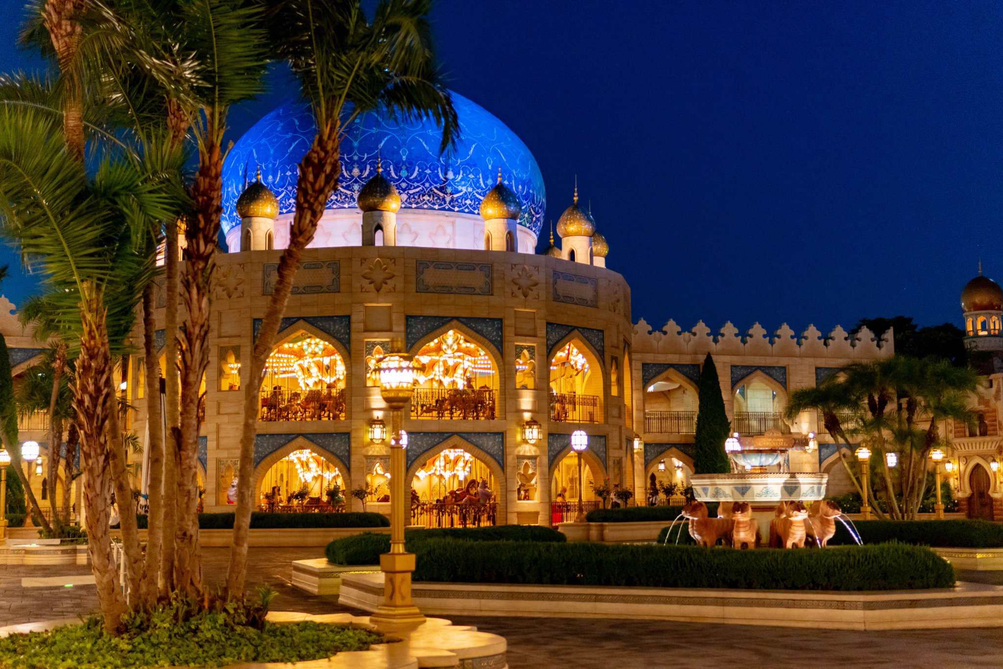 ちぃ D おとつい夜のアラビアンコースト初めて撮ったんだけど 人が居ないってのもあってめちゃ雰囲気ある感じになった ディズニーフォト ディズニーシー アラビアンナイト