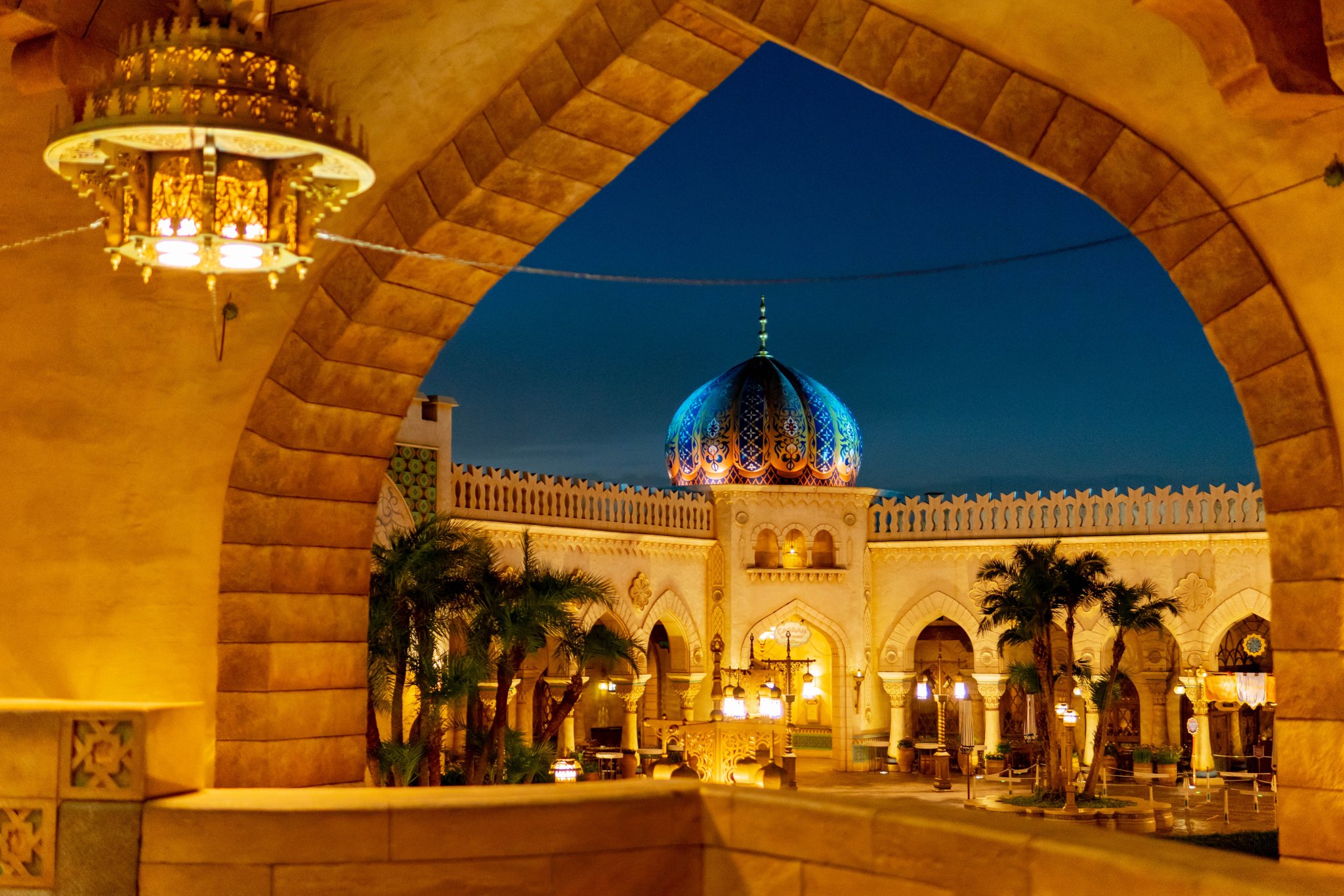 ちぃ D おとつい夜のアラビアンコースト初めて撮ったんだけど 人が居ないってのもあってめちゃ雰囲気ある感じになった ディズニーフォト ディズニーシー アラビアンナイト