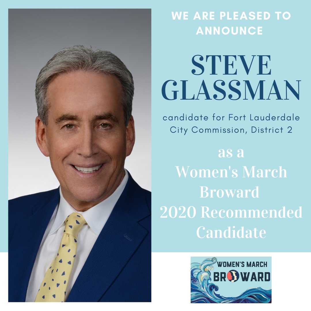 WMFL_Broward's tweet photo. Congratulations to Steve Glassman running for Fort Lauderdale City Commission, District 2!

#steveglassman #fortlauderdale #fortlauderdalecommission #broward #florida #womensmarchbroward #vote2020 @glassman4ftl https://t.co/VbB9UebNdD