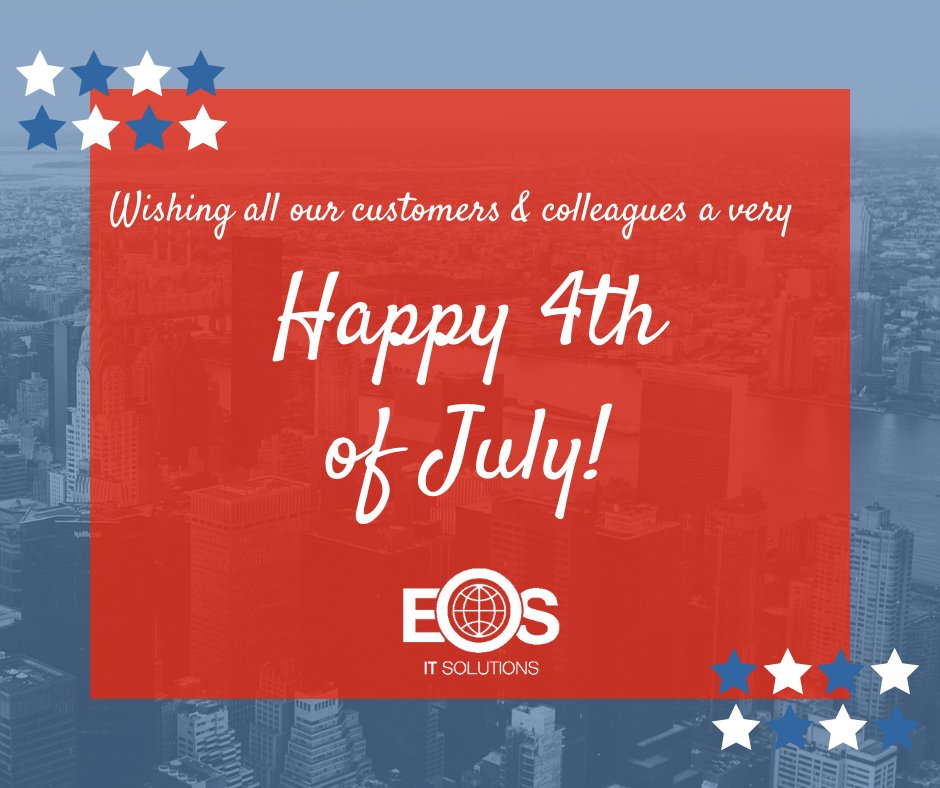 Happy 4th of July to all our Customers &amp; Colleagues. Have a great weekend. #4thJuly 🇺🇸