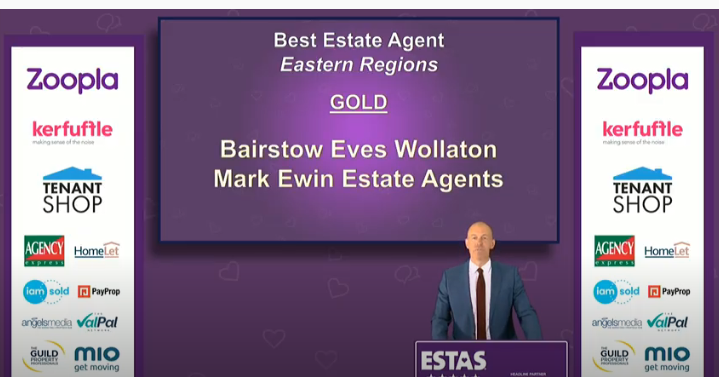 BairstowEvesUK's tweet photo. We couldn’t be happier! We’ve won GOLD in Best Estate Agent at the extra special ESTAs Property Awards 2020!
Well done team Bairstow Eves Wollaton 🎉
#watchingtheESTAs https://t.co/RKaM2njTUc