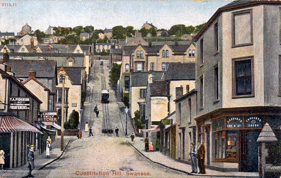 In 1898, a spectacularly ill-fated business venture began in Wales' 2nd city:• It lasted 2 years• Made virtually no money• Cost the equivalent of £600k• Is widely considered mythicalIt was the "Swansea Constitution Hill Incline Tramway."(Yes, SCHIT)THREAD 