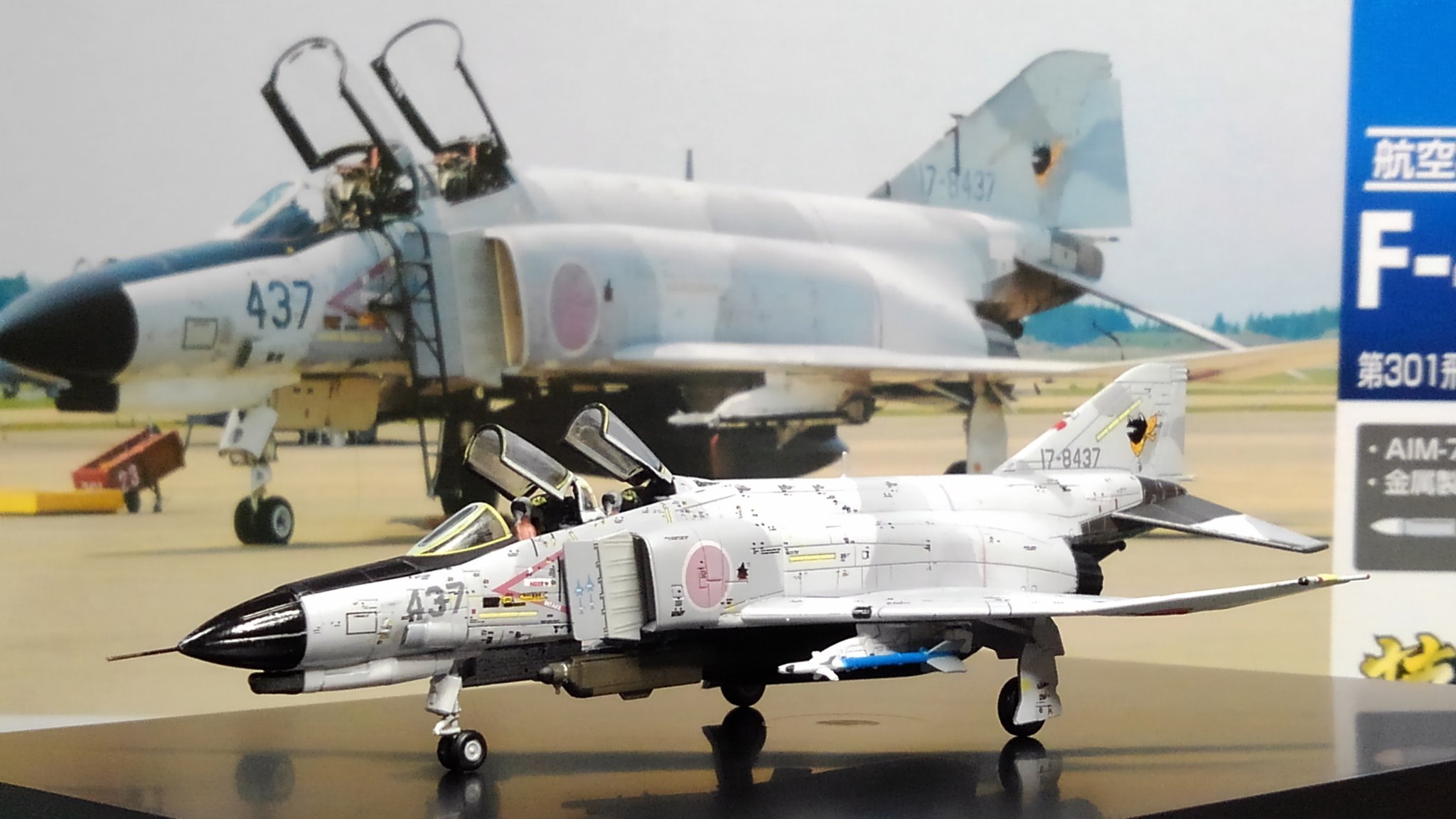 技MIX F-4EJ改　第301飛行隊　新田原基地・1992戦競 トミーテック 1/144 技MIX 航空自衛隊 F-4EJ改 第301飛行隊（新田原