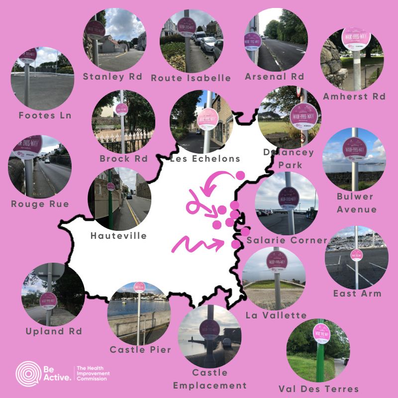 healthimprovegg's tweet photo. Did you know that it takes 14mins to walk from Brock Rd to Town Centre? Our new signage is set up around Guernsey to encourage people into walking to different locations #GetOutThere 

https://t.co/NQpAdR4V5J https://t.co/U0MD10adjH
