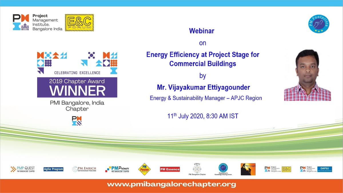 PMIBangalore's tweet photo. #COVID19 has impacted #CommercialRealEstate(CRE) in good and bad ways. #EnergyEfficiency and #EnergyEconomics will be the dealbreaker in CRE moving forward. #pmiblr presents the next in our series of #EandC forum webinars. #11thJuly #830am .
Register at https://t.co/0TTWN8RUk0 https://t.co/6AsyciYr5K