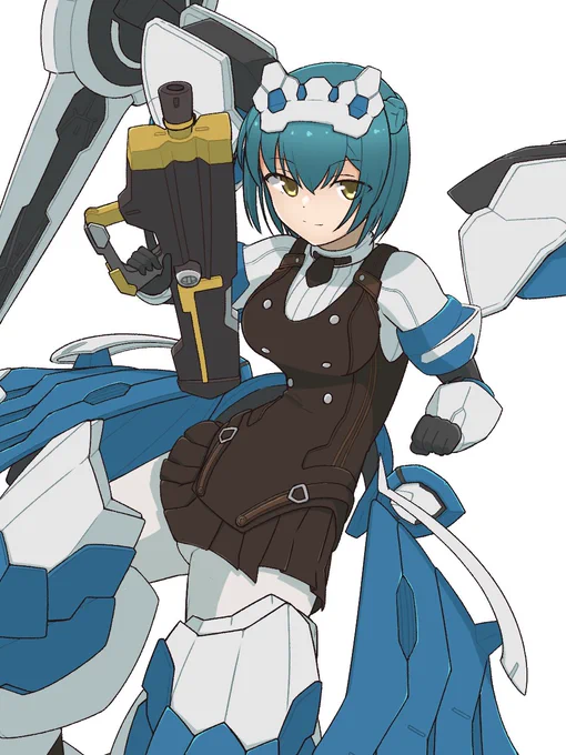 描けば、でる。
#アリスギアアイギス 
#アリスギアお絵かき
#ミア・ヴォワザン 