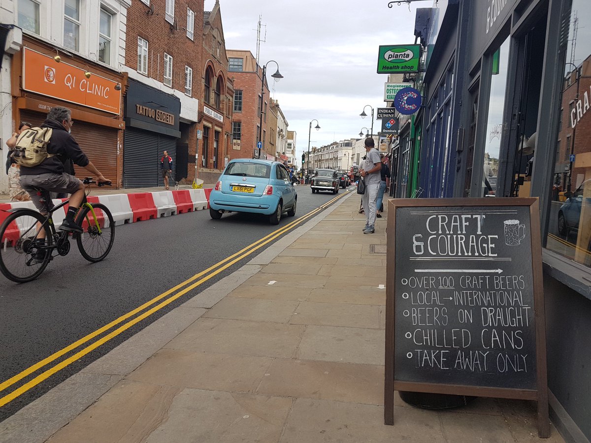 cpneighbours's tweet photo. Dear @yourcroydon ,
HUGE THANK YOU! We now have all the right signs for Crystal Palace High Street success! 

Epic re-surfacing completed... Epic footways widening... Epic local bars and cafes and shops all opening! https://t.co/mDu3vrXRNA
