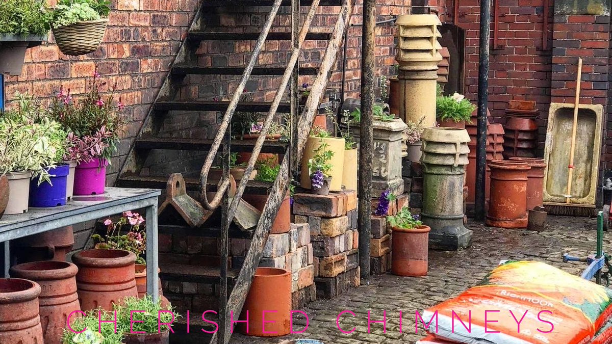 If you’ve never visited Cherished Chimneys this weekend could be perfect ! Our cobbles are full of beautiful chimney pots , reclaim, vintage &amp; ephemera.  Yard Sale this weekend 4th &amp; 5th July 🤎 #exteriordesign  #interiordesign #stokeontrent