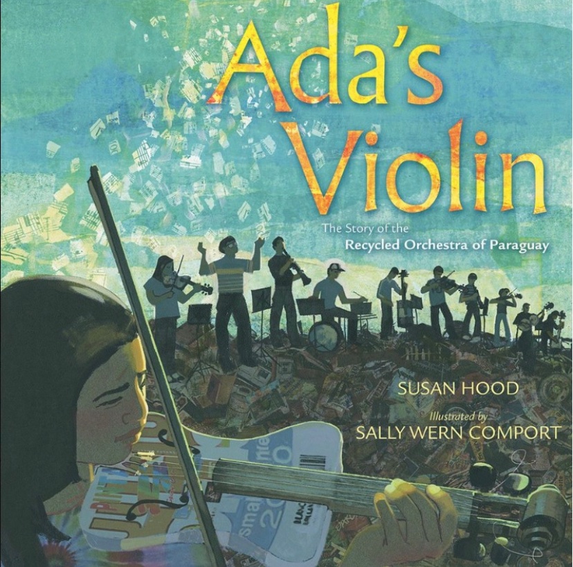 OrquestaRecicla's tweet photo. Felicitamos a Ada Ríos, fue concertina de la @OrquestaRecicla y desde 2019 integra la Orquesta Filarmónica @ipu_paraguay. Ada es la protagonista del libro #AdasViolin, elegido libro del año en USA 🇺🇸 Nos complace generar oportunidades que permiten que los sueños se hagan realidad https://t.co/SKsIbtzmDc