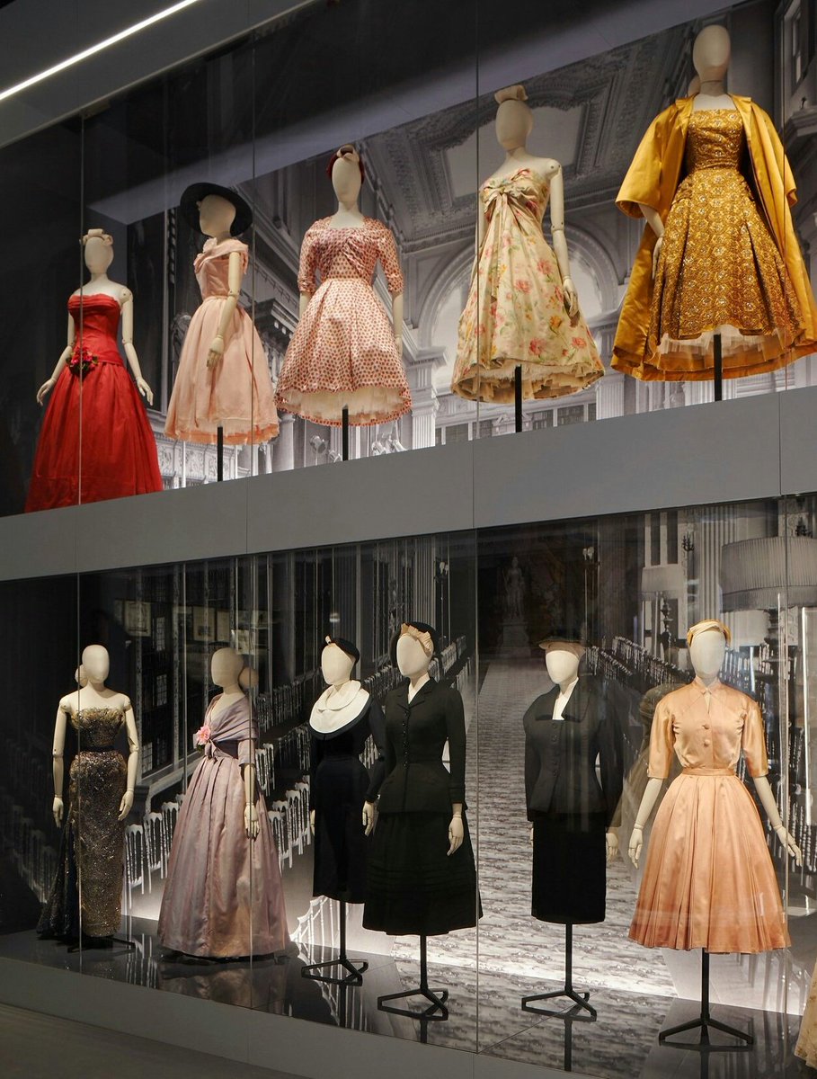 FashionweekNYC's tweet photo. Flashback Friday: Look at the @Dior "Designer of Dreams” Exhibit at the Victoria &amp; Albert Museum in London https://t.co/j7zZ5iaywM
