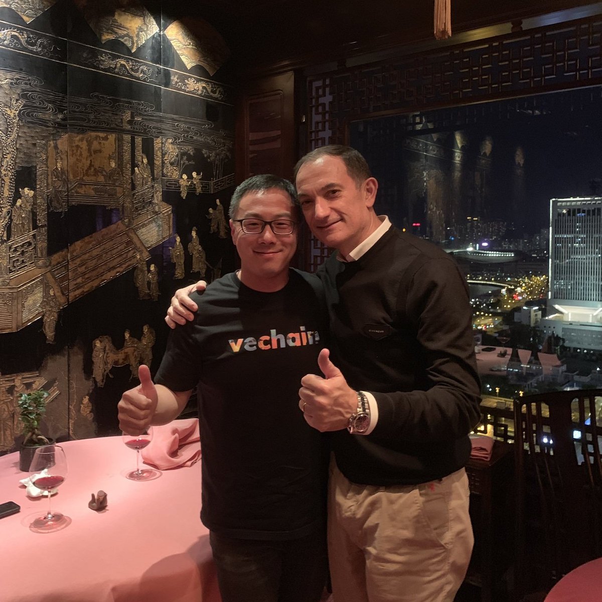 5/5Sunny and Philippe have been working together at Louis Vuitton (2012- end 2014).During an interview Sunny called Philippe his 'life mentor'.Since there is already a friendship, I think the chances are high Philippe/Richemont will have look at VeChain's solution. $VET