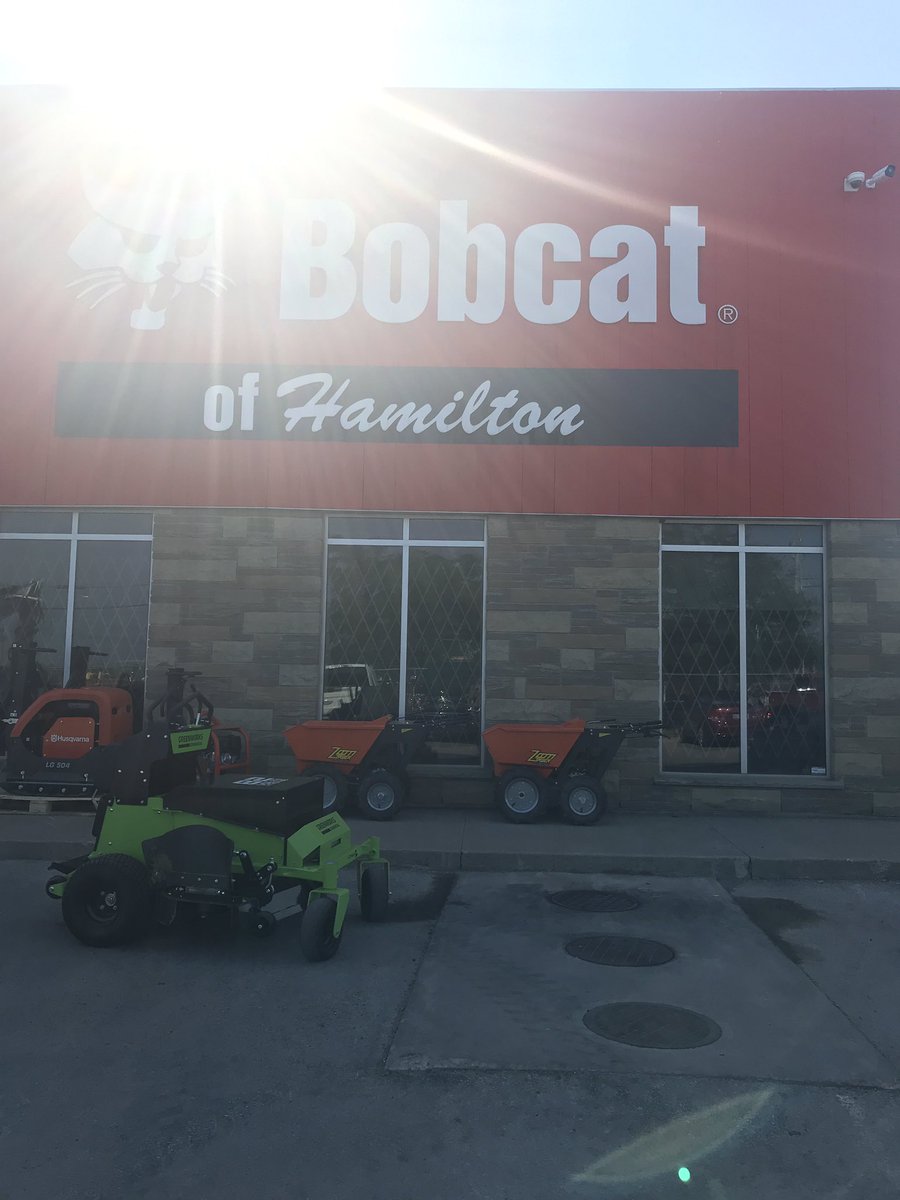 StevenGoeree's tweet photo. Happy to announce 
“BobCat Of Hamilton”
 is a new GreenWorks Commercial dealer.... contact them @ 905-643-3177 for all lithium equipment #GoGreen #GoGreenWorks https://t.co/YQ3N9WU2lL
