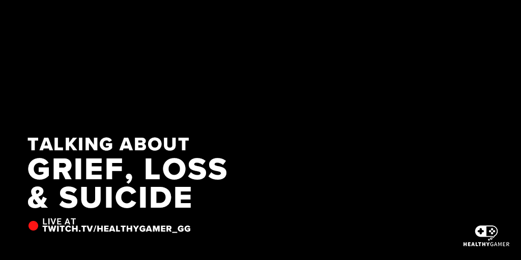 HealthyGamerGG's tweet image. Live, to have a serious discussion around grief, loss, &amp;amp; suicide.

twitch.tv/healthygamer_gg