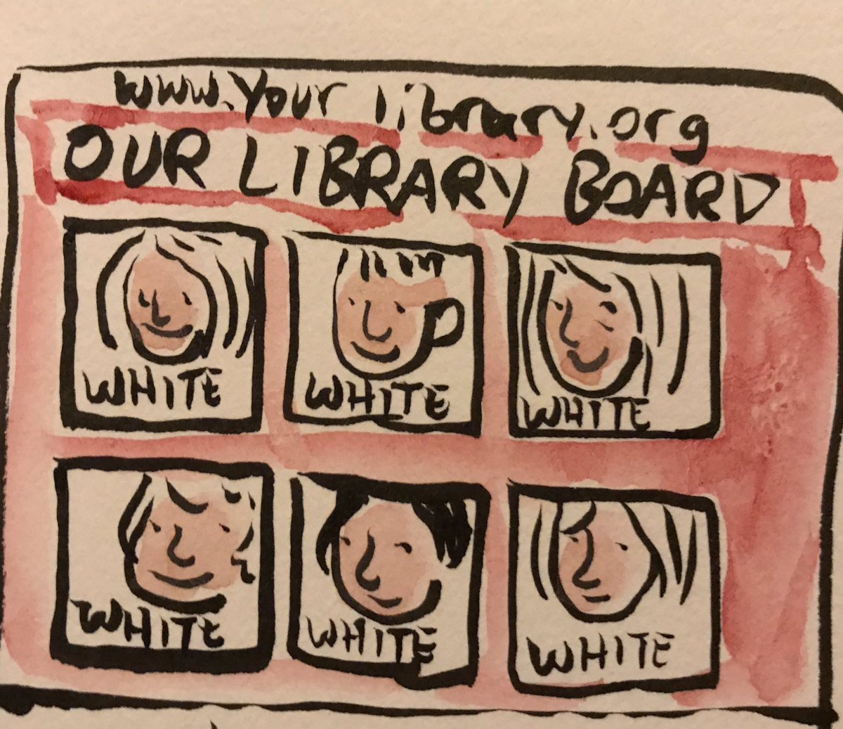 Value #3: we ask our institutions to reckon with the effects of policing in libraries and confront white supremacy past and present in libraries.