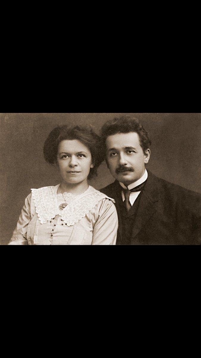 His first wife was Mileva Maric, she was a brilliant Mathematician.