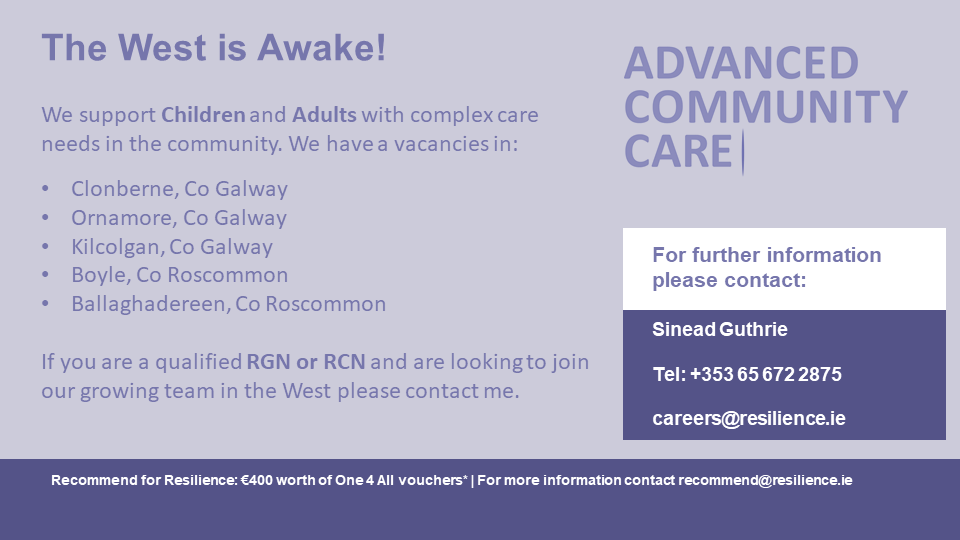 We are recruiting for roles within our specialised services in the West, which have been developed and are lead by our experienced local nurse management team. We provide full training, support and ongoing development. #ResilienceNurses #RGN #RGN