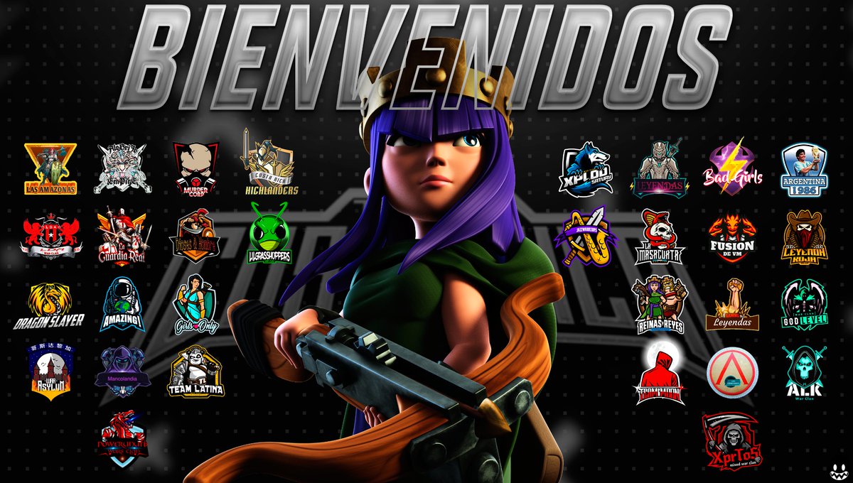Con ustedes, los clanes que nos acompañarán en la división mixta.🥳🥳 

¿Cuál es tu clan favorito? 
Muy pronto más información... 
<a href="/ClanLda/">LDA War Clan</a> <a href="/WarAsylumCOC/">WarAsylum 哥斯达黎加</a> <a href="/LaGuardiaRealGG/">LA GUARDIA REAL</a> <a href="/AmazingWar/">AMAZING WAR CLAN!</a> <a href="/rodneyrojasari2/">R㊉ÐNEҰ7 ⚡ ÐRAҞ㊉AŦACҞ⚡</a> <a href="/GirlsOnlyCOC/">☪️✨GíRLš❤️ÓŃLY♡🎀💄</a> <a href="/TeamLatina1/">†㉫A๓ しA†ÏǸA🐾</a> <a href="/Lil_GrassH/">LílĞráşşHøppërş</a> @X_Satury <a href="/reinasyreyescoc/">reinasyreyescoc</a> <a href="/MasacuataLa/">La Masacuata 3000</a>