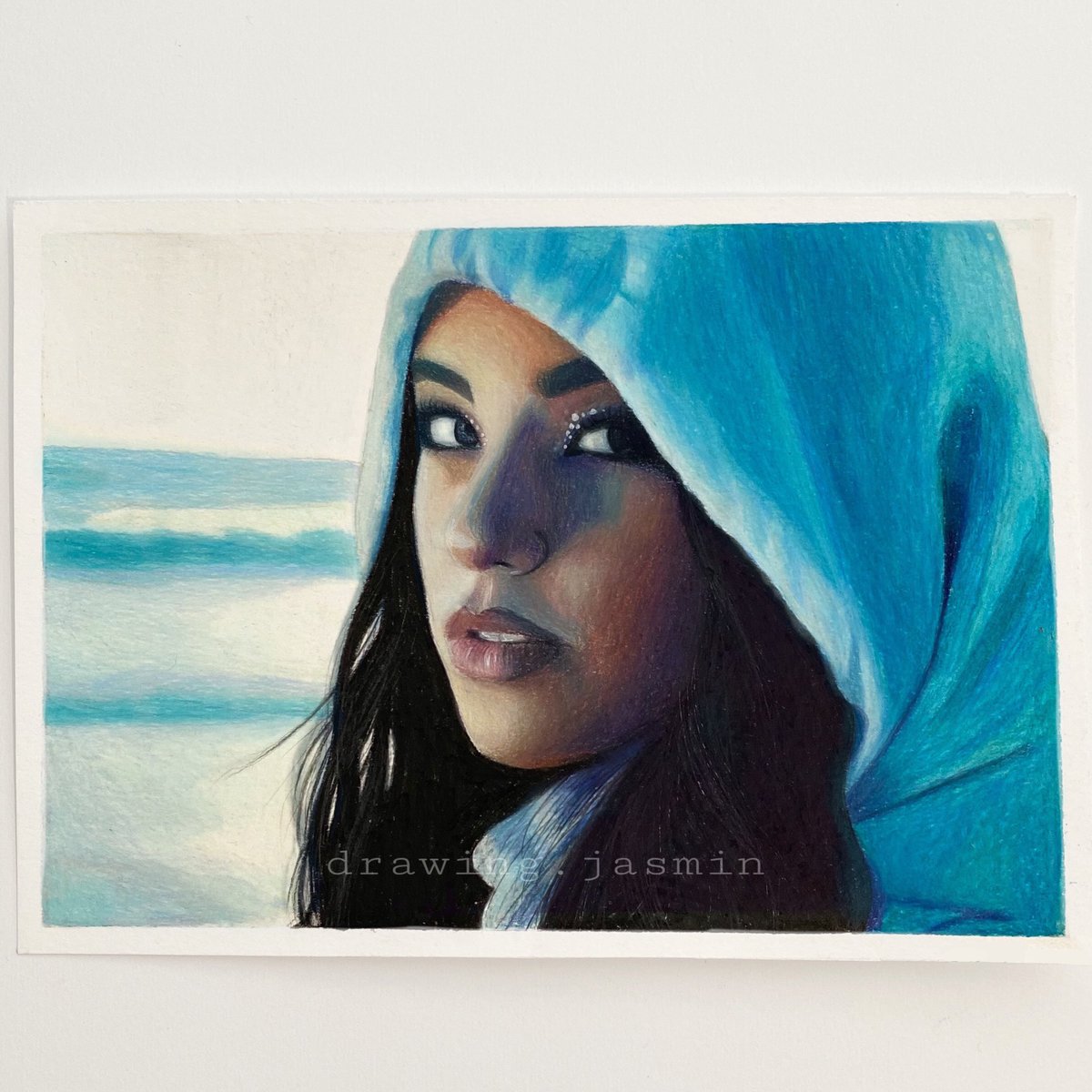 drawing_jasmin's tweet photo. @iambeckyg I made this drawing of you from the #TiempoPaOlvidar music video. I hope you like it😇

#beckyg #fanart #malasanta https://t.co/UXFrYopNQi