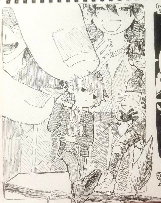 えへへ() 遅くなってごめんね…w
昨日描いたちびっこ達です…三꜂(꜀ ꜄ ‹:)꜆🌸 