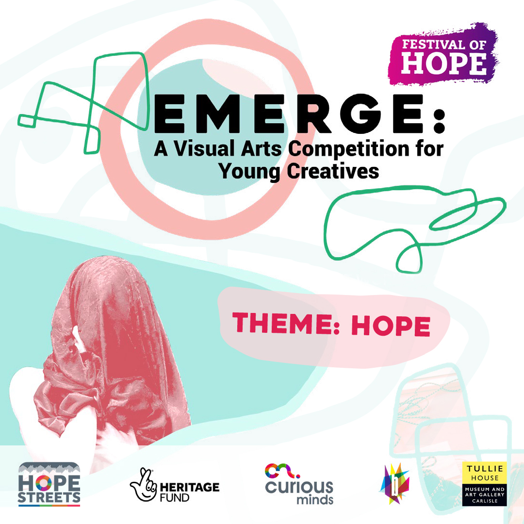 CALLING OUT TO ALL YOUNG CREATIVES! We have a fantastic opportunity for you to exhibit your work, win a cash prize and create a fully-funded commission with @TullieHouse We're looking for pieces created with the theme 'Hope'.