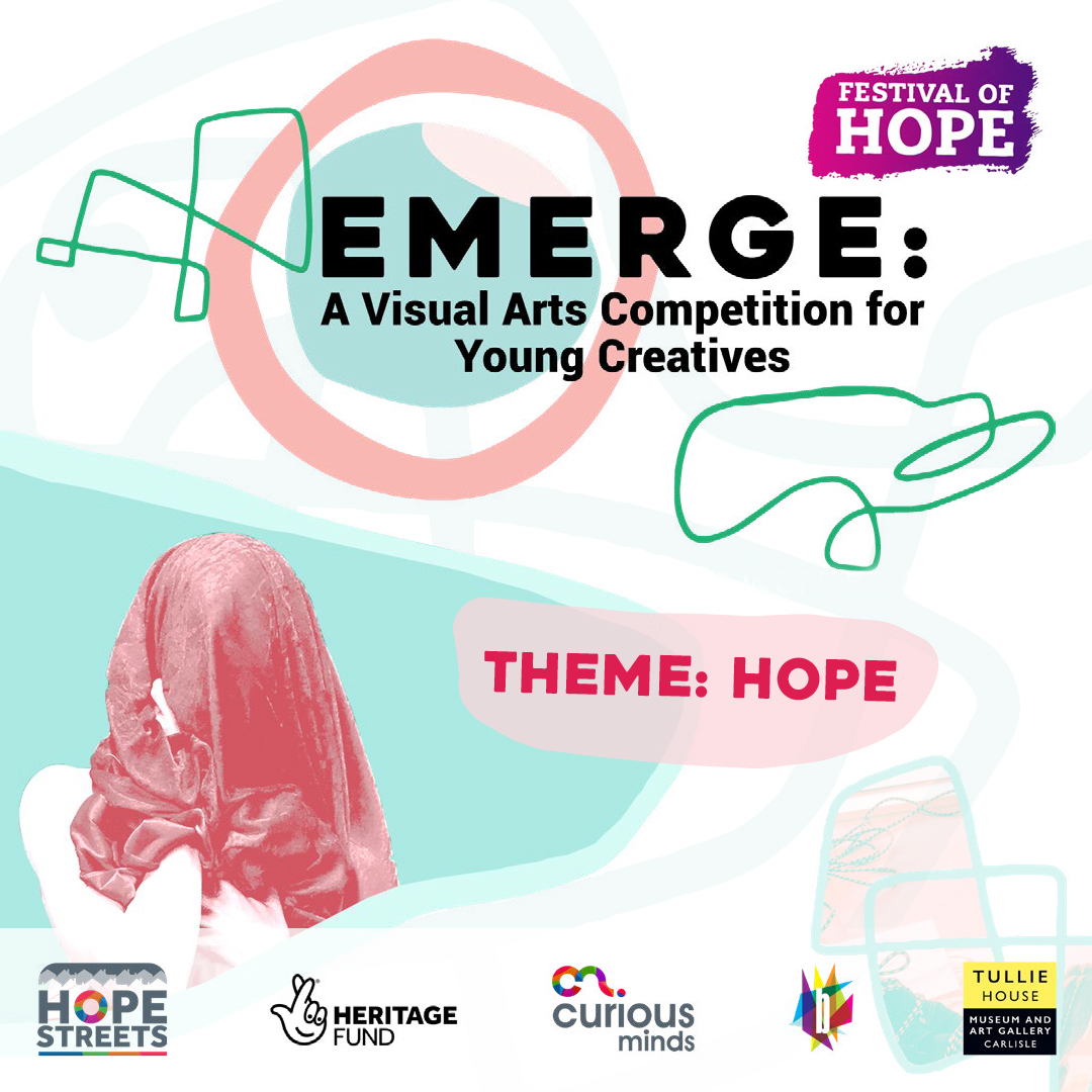 CALLING OUT TO ALL YOUNG CREATIVES!

We have a fantastic opportunity for you to exhibit your work, win a cash prize and create a fully-funded commission with @TullieHouse 

We're looking for pieces created with the theme 'Hope'.
