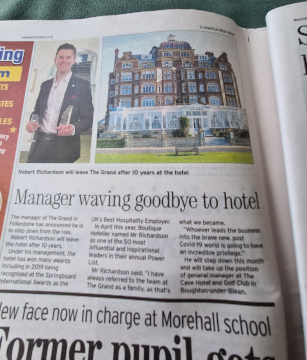 RBWR's tweet photo. And that's a wrap on my time as General Manager of The Grand. Thank you to my amazing team for everything over the years; and thank you for spoiling me today! I will miss you more than I can say. Thank you also @FHExpress for your kind words in this weeks newspaper. #TheEnd https://t.co/Nb4e9XQdX0