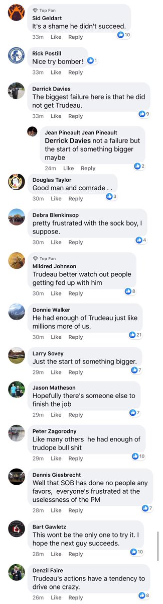 2. On the facebook page Old Stock Canadian, theyre lauding Hurren as a hero.