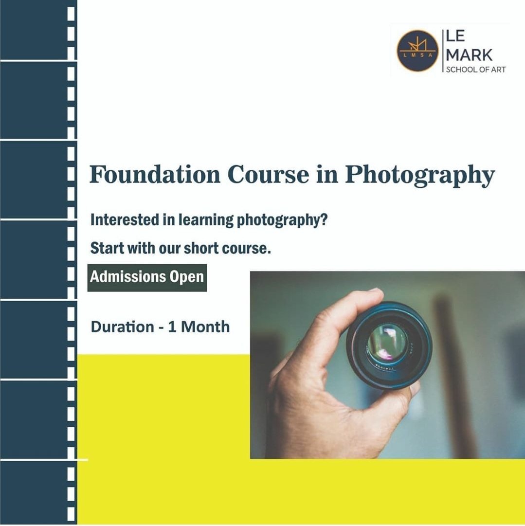 LeMarkOfficial's tweet photo. Gain indepth knowledge on fundamentals of photography and build a strong foundation for advanced learning. Admissions Open. 

For more information visit our website https://t.co/CpSpRh0De6  or call us on 9870668899
#LMSA 
#Photography #photographycourse https://t.co/4IvxMmmHIz