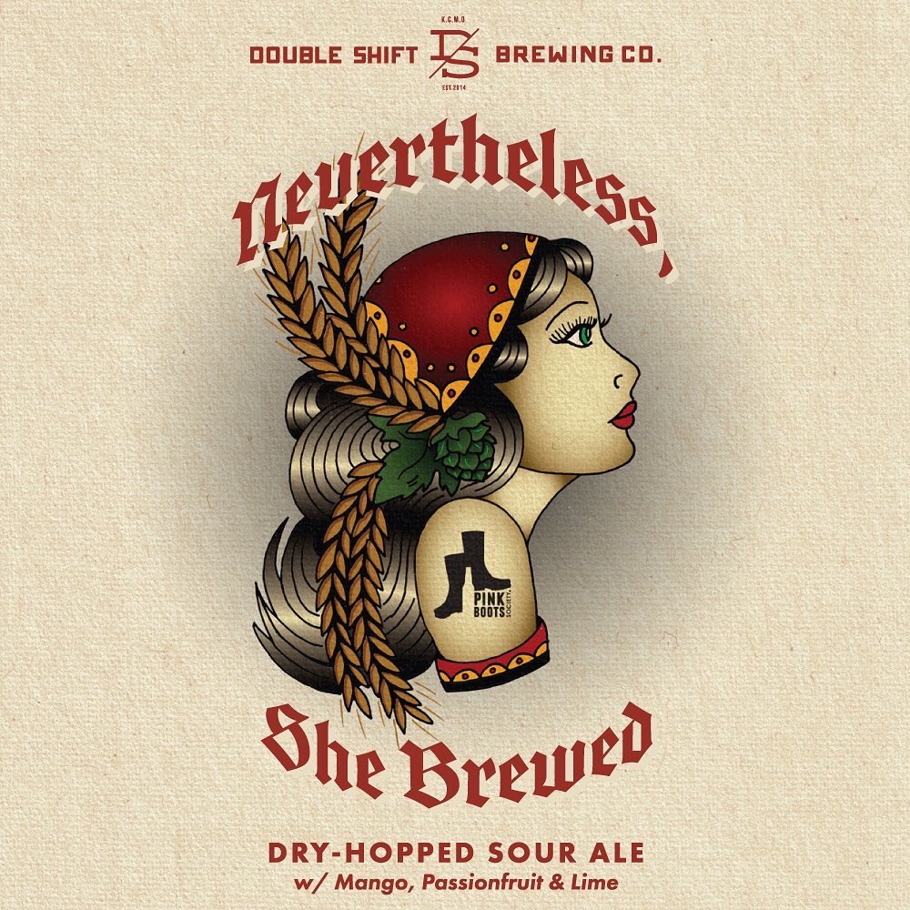 PinkBootsKC's tweet photo. Heading out this weekend? 

Check out the Crossroads and visit @BorderBrewCo for a pour of Just Dandy &amp; @doubleshiftbrew for a pour it Nevertheless, She Brewed! Both of these beers benefit out local chapter. 

Don’t forget your mask! 😷🍻

#pinkbootssociety #pinkbootskc https://t.co/SZZzaHOmaK