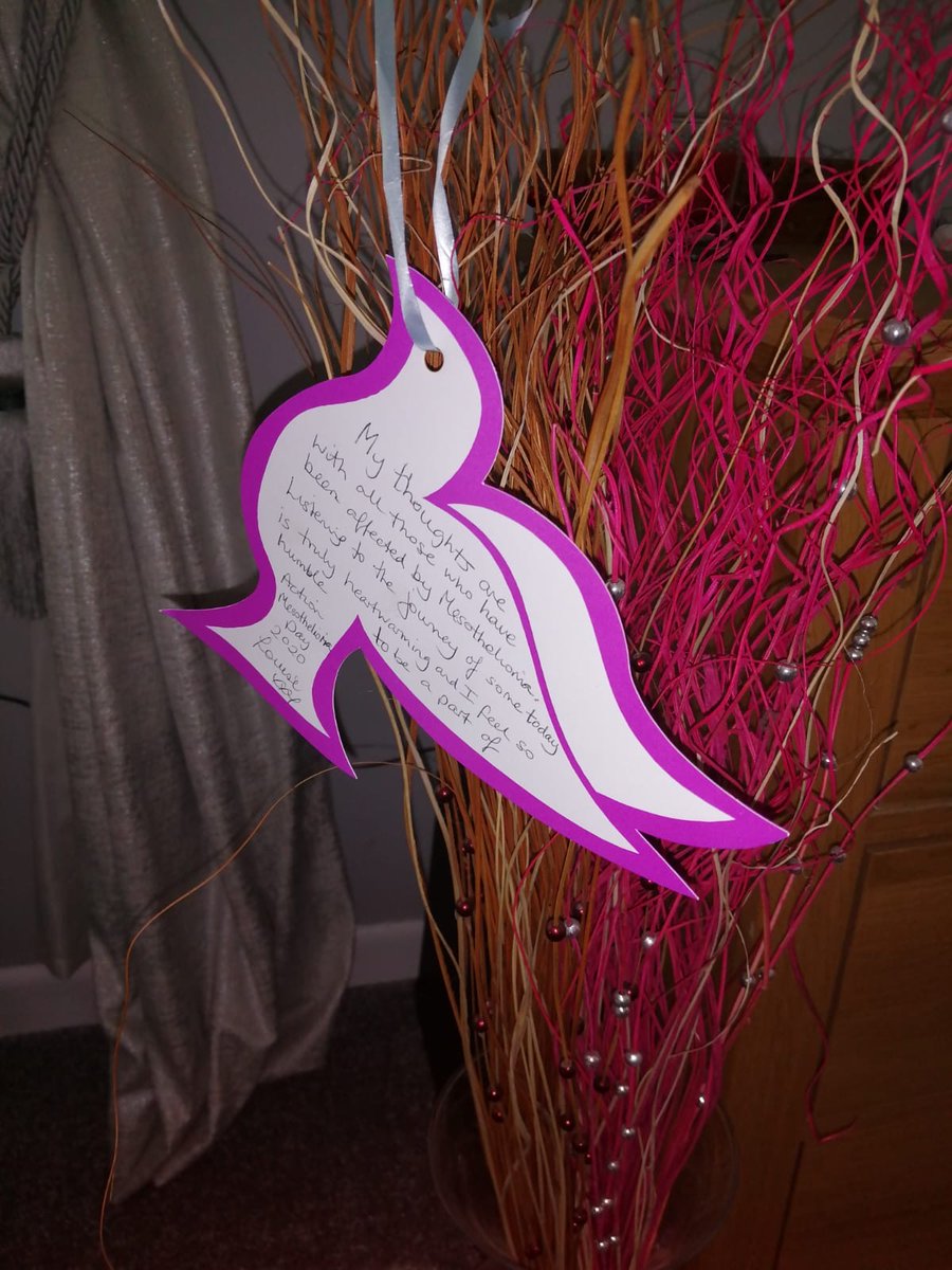 ThompsonsLaw's tweet photo. Today, we've been thinking of the thousands of people whose lives have been devastated by #mesothelioma.

Our #asbestos team have attended 15 virtual events across the UK, shared personal messages on #AMD20 doves and sown forget-me-not seeds in their gardens.

#PastButPresent https://t.co/75yBgXq15M