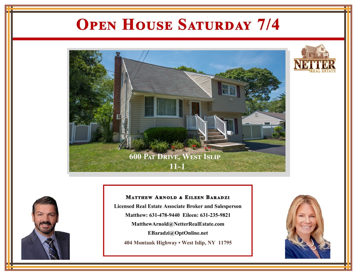 #4thofJuly #openhouses celebrate with us! #LongIsland #RealEstate #Realtors